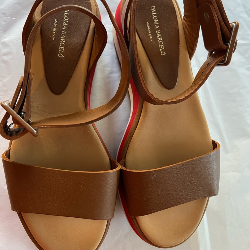 Paloma Barceló Brown Sandals